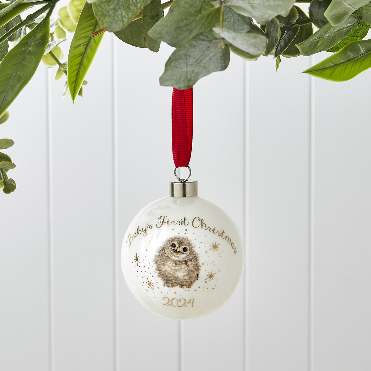 Wrendale Designs Baby's 1st Christmas Bauble image number null